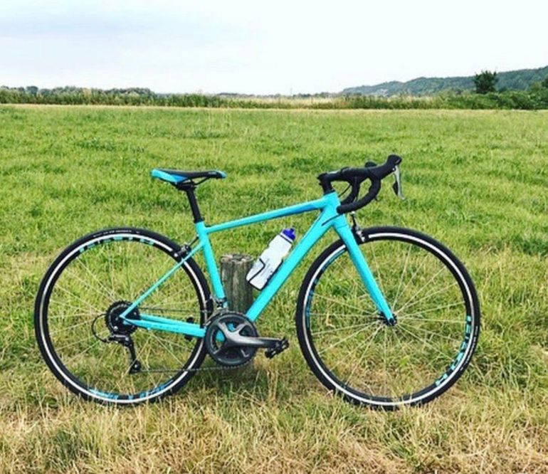 CUBE AXIAL WS 2018 2018 Road & Gravel usato, Blu — immagine 1 di 3
