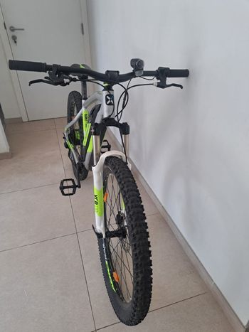 Used ROCKRIDER 27.5 Inch Electric Mountain Bike E-ST 500 2024 2024 Mountainbike, Light Gray, 27.5 — image 2 of 8
