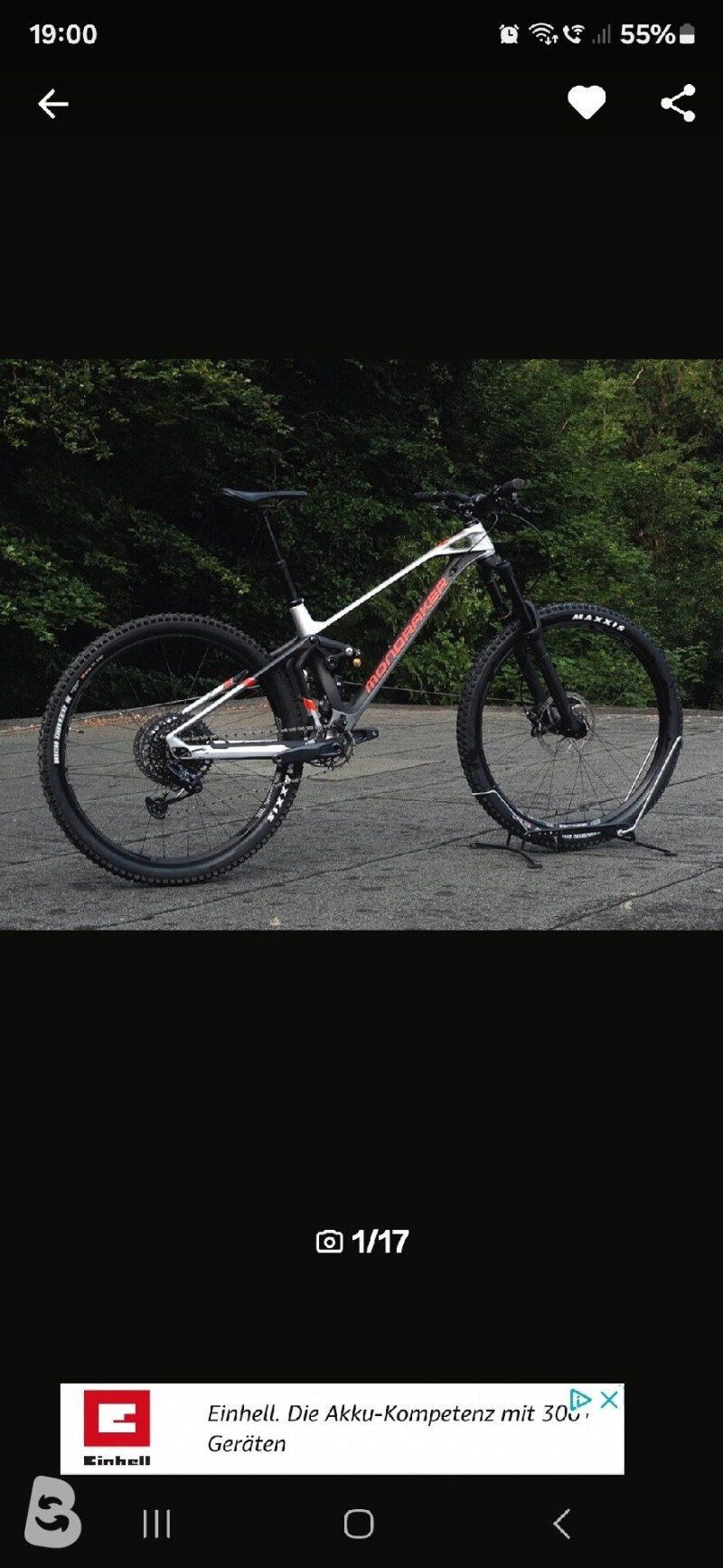 Used Mondraker Superfoxy Carbon RR 2021 2021 MTB