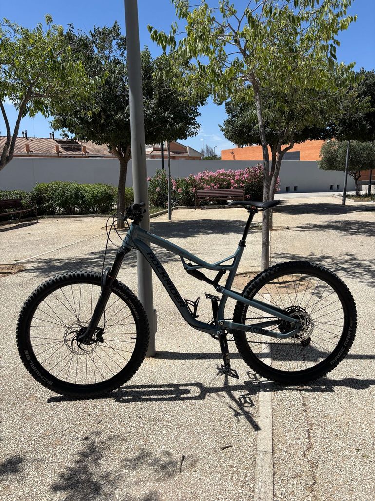 Used ROCKRIDER AM 100 S Full Suspension Mountain Bike - 29" 2020 2020 Mountainbike, Blue — image 2 of 12