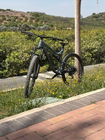 Used ROCKRIDER AM 100 S Full Suspension Mountain Bike - 29" 2020 2020 Mountainbike, Blue — image 12 of 12