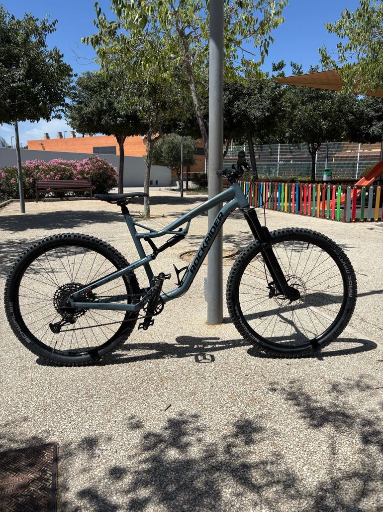 Used ROCKRIDER AM 100 S Full Suspension Mountain Bike - 29" 2020 2020 Mountainbike, Blue — image 1 of 12