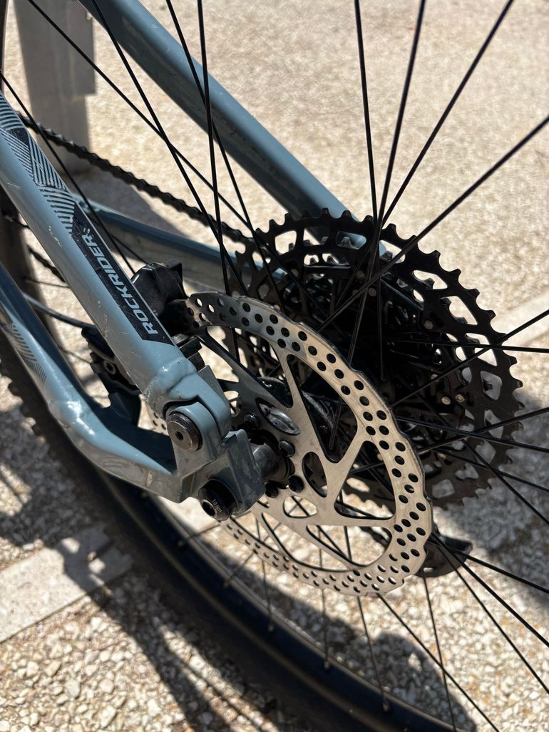 Used ROCKRIDER AM 100 S Full Suspension Mountain Bike - 29" 2020 2020 Mountainbike, Blue — image 8 of 12