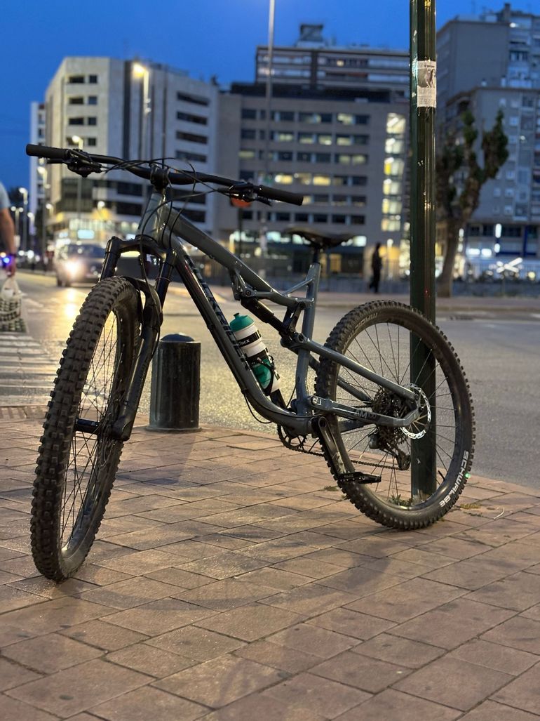 Used ROCKRIDER AM 100 S Full Suspension Mountain Bike - 29" 2020 2020 Mountainbike, Blue — image 11 of 12