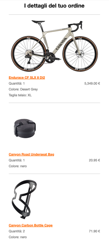 Gebrauchtes Canyon Endurace CF SLX 8 Di2 2026 2026 Road & Gravel, Hellgrau — Bild 8 von 8
