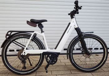 Used Riese & Müller Nevo GT touring HS 2024 2024 Urban, White — image 8 of 11