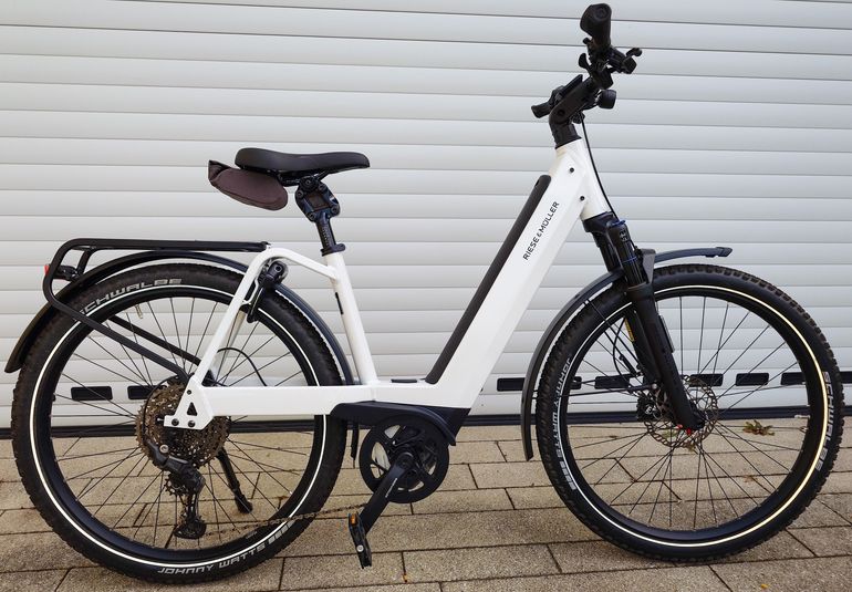 Used Riese & Müller Nevo GT touring HS 2024 2024 Urban, White — image 8 of 11