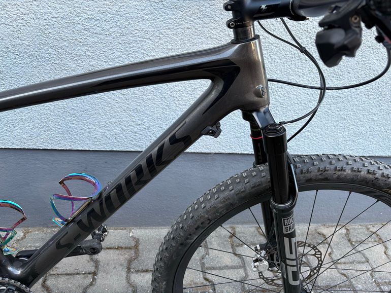 Used Specialized Epic SRAM XX1 Eagle AXS 2020 Mountainbike, Light Gray — image 5 of 12