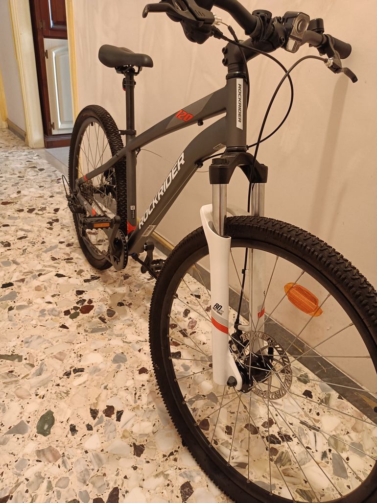 Used ROCKRIDER 27.5 Inch Mountain bike ST 120 Disc 2022 2022 Mountainbike, Light Gray, 27.5 — image 1 of 6