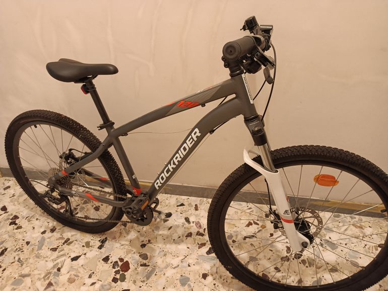 Used ROCKRIDER 27.5 Inch Mountain bike ST 120 Disc 2022 2022 Mountainbike, Light Gray, 27.5 — image 2 of 6
