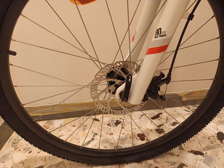 Used ROCKRIDER 27.5 Inch Mountain bike ST 120 Disc 2022 2022 Mountainbike, Light Gray, 27.5 — image 5 of 6