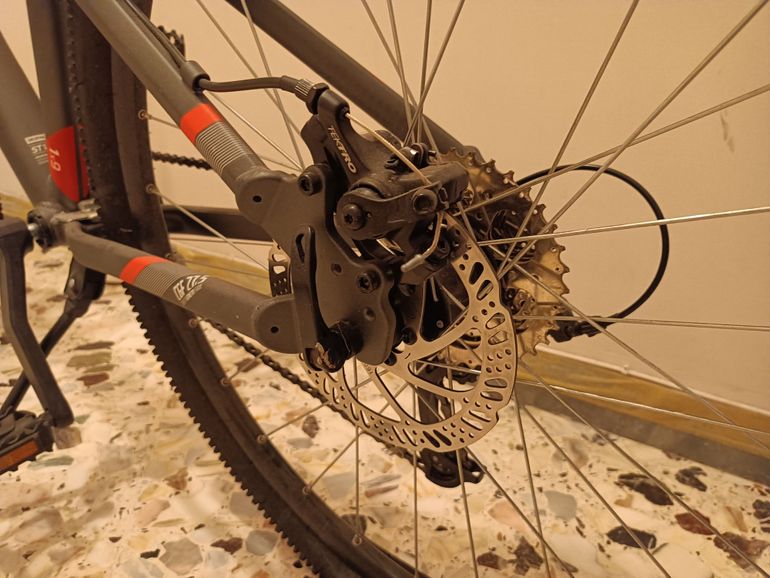 Used ROCKRIDER 27.5 Inch Mountain bike ST 120 Disc 2022 2022 Mountainbike, Light Gray, 27.5 — image 4 of 6