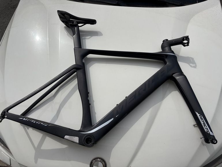 Used Merida Reacto Frameset 2022 Road & Gravel, Black — image 1 of 16