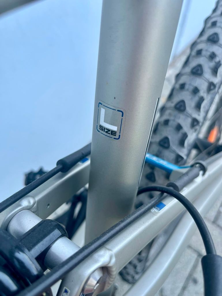 ROCKRIDER 6.3 26" 2018 Mountainbike usato, Grigio chiaro — immagine 9 di 10