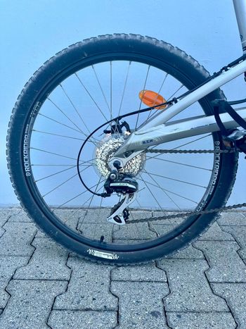 ROCKRIDER 6.3 26" 2018 Mountainbike usato, Grigio chiaro — immagine 6 di 10