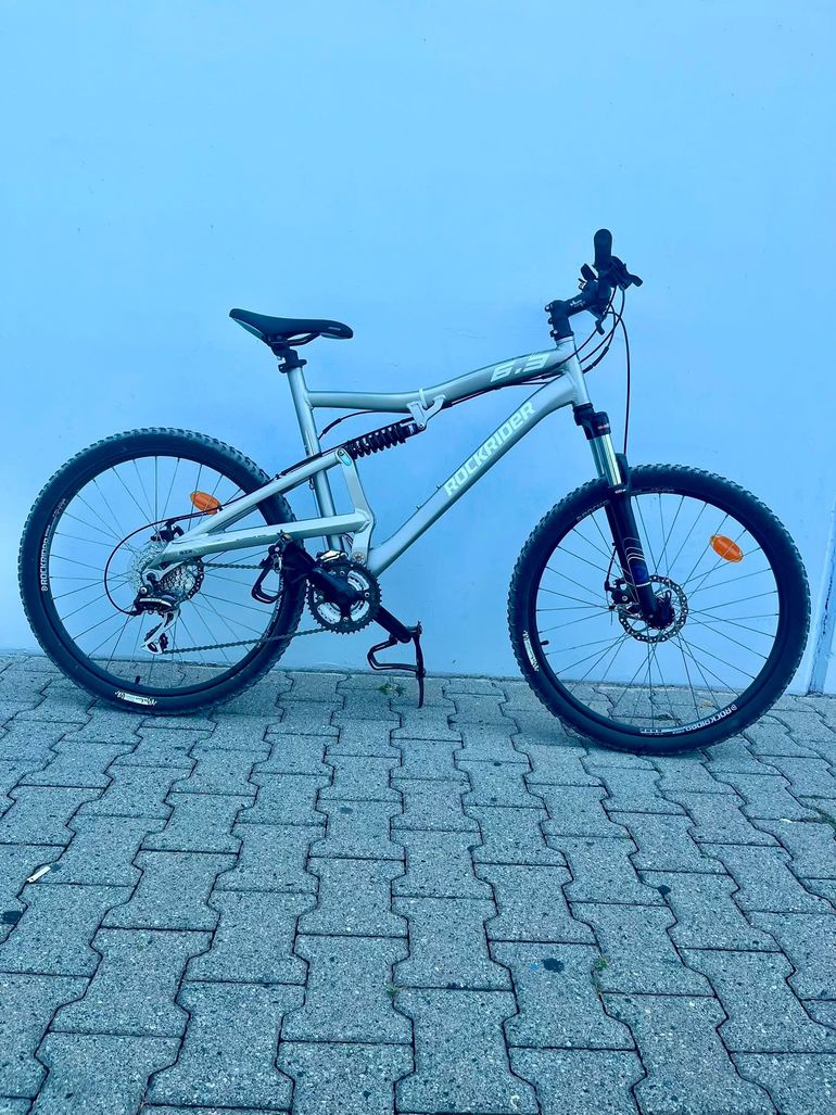 ROCKRIDER 6.3 26" 2018 Mountainbike usato, Grigio chiaro — immagine 2 di 10
