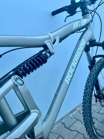 ROCKRIDER 6.3 26" 2018 Mountainbike usato, Grigio chiaro — immagine 5 di 10