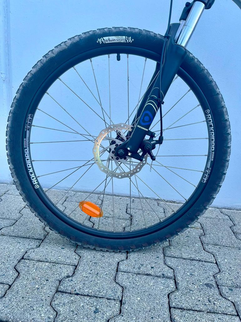 ROCKRIDER 6.3 26" 2018 Mountainbike usato, Grigio chiaro — immagine 7 di 10