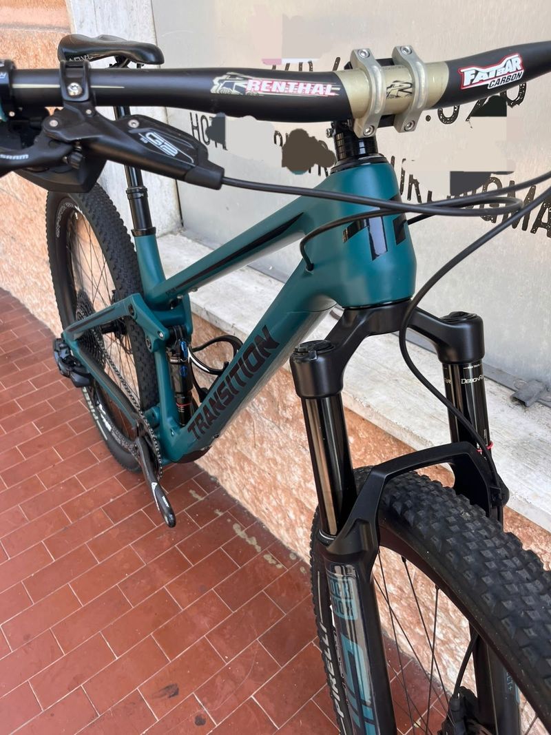 Used Transition Spur SRAM GX Eagle AXS 2023 Mountainbike, Green — image 12 of 14