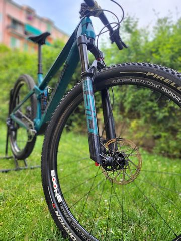 Used Transition Spur SRAM GX Eagle AXS 2023 Mountainbike, Green — image 4 of 14