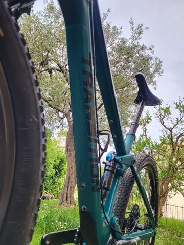 Used Transition Spur SRAM GX Eagle AXS 2023 Mountainbike, Green — image 6 of 14