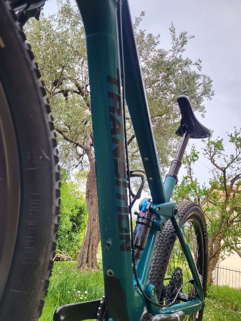 Used Transition Spur SRAM GX Eagle AXS 2023 Mountainbike, Green — image 6 of 14