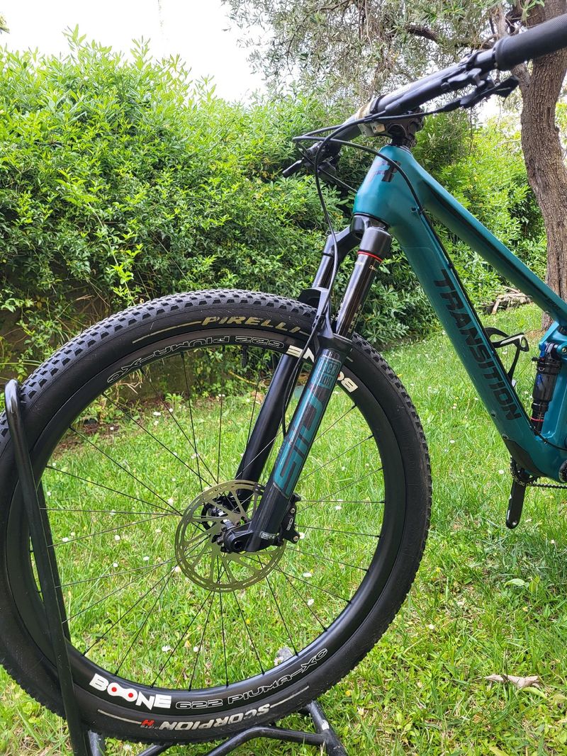 Used Transition Spur SRAM GX Eagle AXS 2023 Mountainbike, Green — image 10 of 14