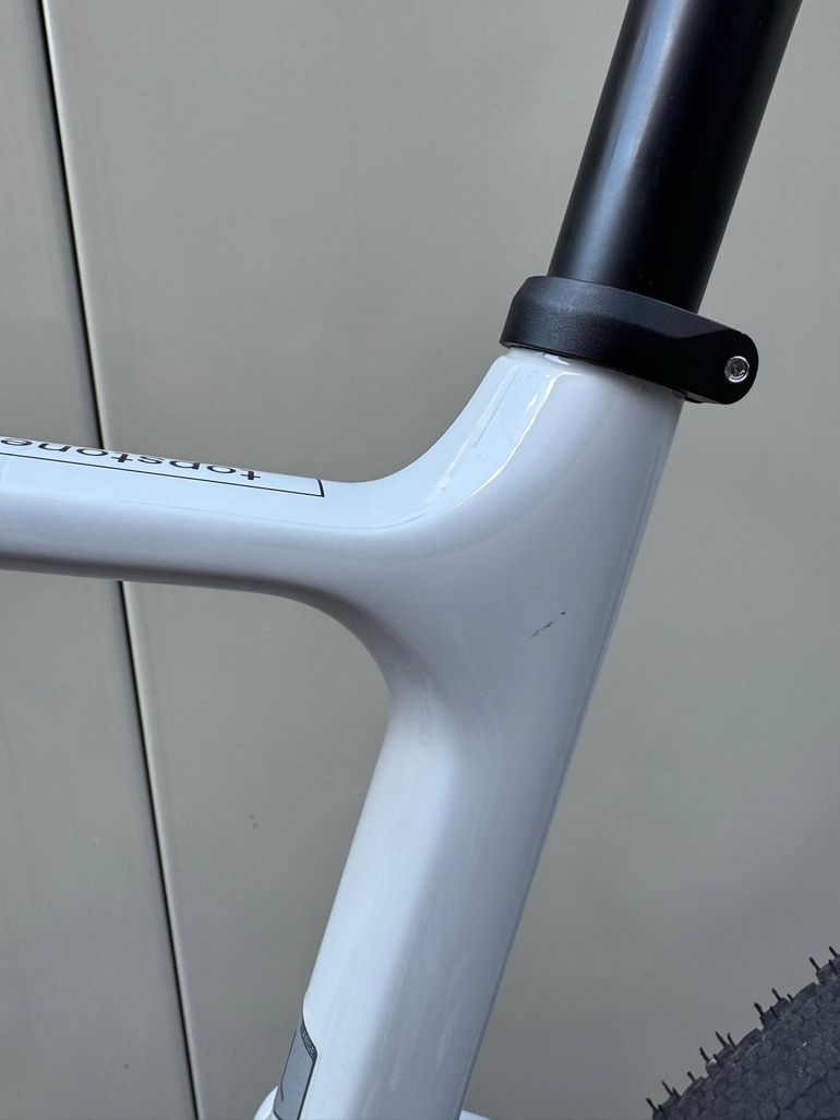 Used Cannondale Topstone Carbon 2 L 2023 2023 Road & Gravel, Light Gray — image 17 of 18