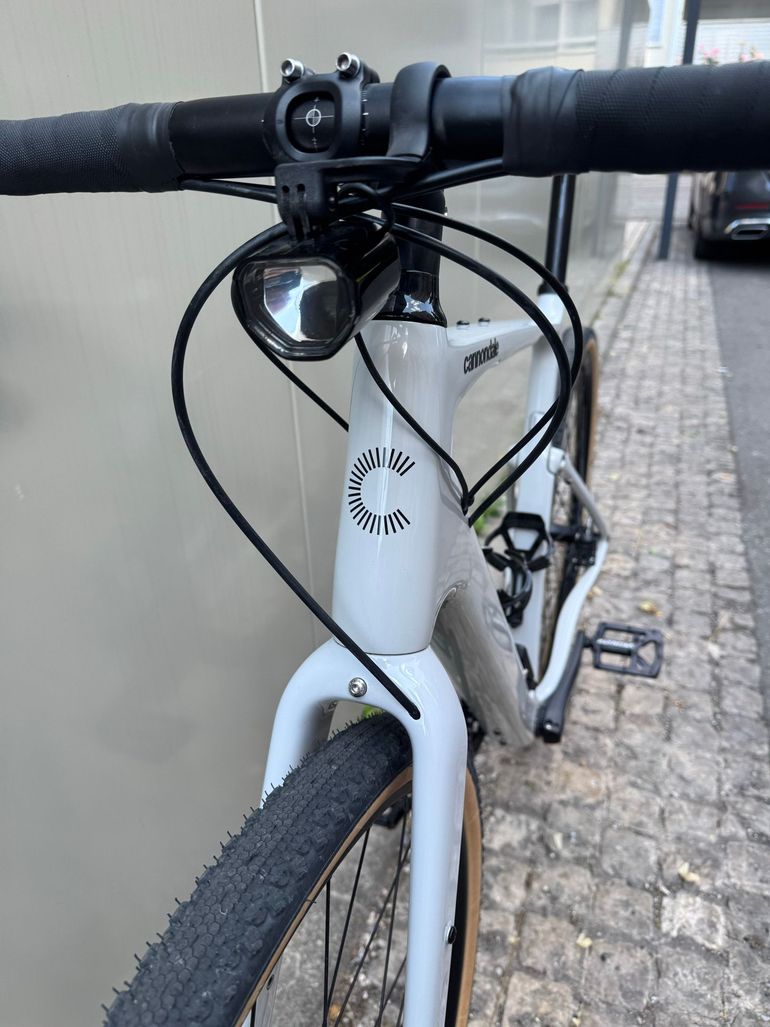 Used Cannondale Topstone Carbon 2 L 2023 2023 Road & Gravel, Light Gray — image 4 of 18