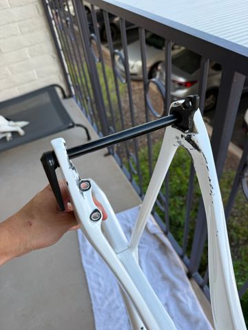 Used Quintana Roo V-PRi Frameset 2025 Road & Gravel, White — image 9 of 10