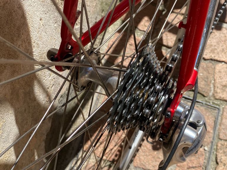 Used Olmo Scatto Campagnolo Mirage 2000 Road & Gravel, White — image 7 of 23
