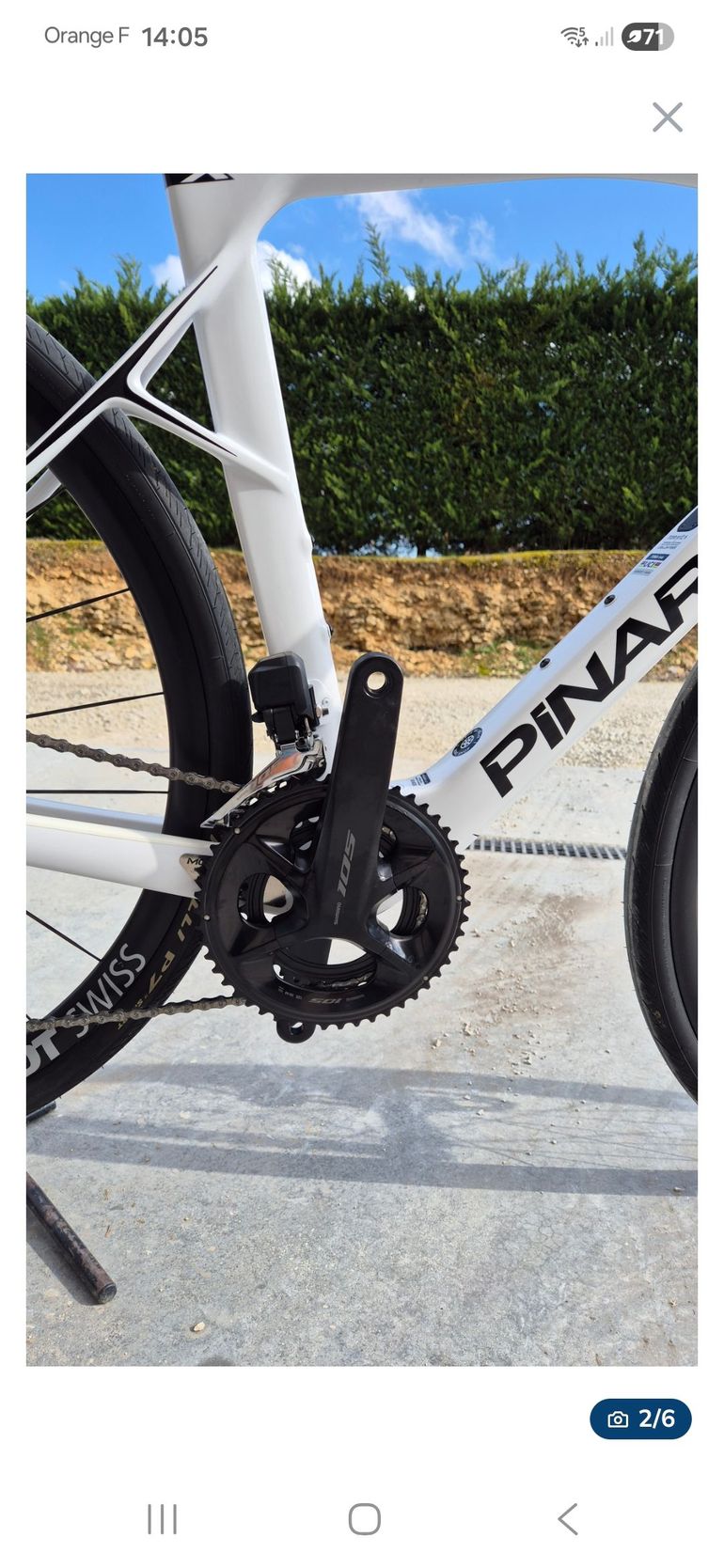 Käytetty Pinarello X5 SHIMANO 105 Di2 2025 2025 Road & Gravel — kuva 1 / 5