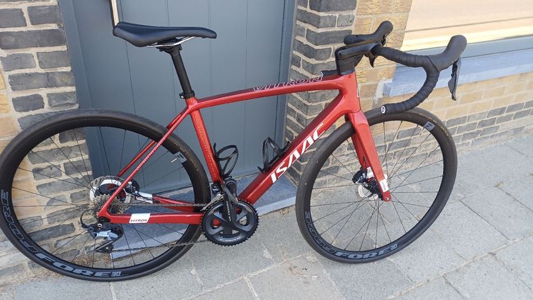 Used Isaac Vitron Shimano Ultegra 2024 Road & Gravel, Red — image 2 of 9