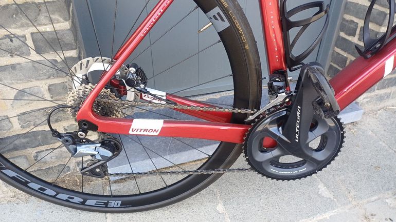 Used Isaac Vitron Shimano Ultegra 2024 Road & Gravel, Red — image 3 of 9