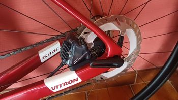 Used Isaac Vitron Shimano Ultegra 2024 Road & Gravel, Red — image 9 of 9