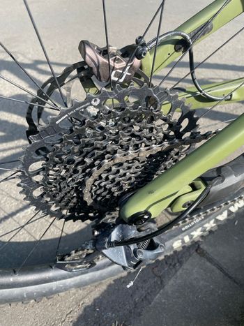 Used CUBE STEREO ONE77 C:68X TM 29 2023 2023 Mountainbike, Green, 29 — image 2 of 9