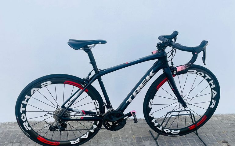 Used Trek Domane Sl 5 2018 Road & Gravel, Blue — image 6 of 7