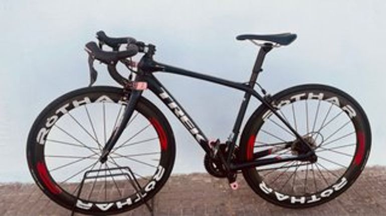 Used Trek Domane Sl 5 2018 Road & Gravel, Blue — image 1 of 7