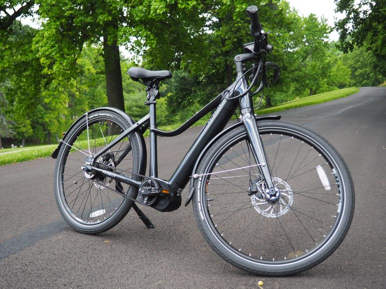 Used Priority CURRENT E-BIKE 2021 2021 Urban, Light Gray — image 2 of 23