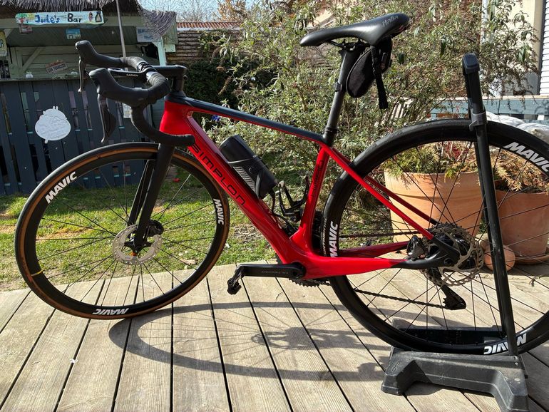 Used Simplon Kiaro Pmax Shimano Ultegra DI2 2024 2024 Road & Gravel, Red — image 12 of 28