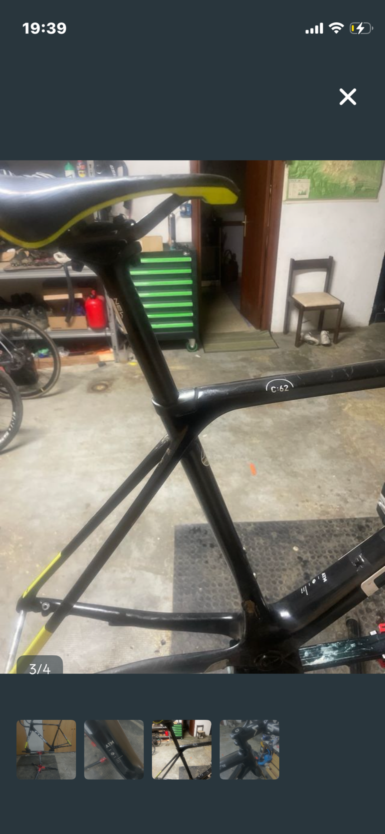 Used CUBE CROSS RACE C:62, SLX 2026 Frameset 2026 Road & Gravel, Black — image 3 of 4