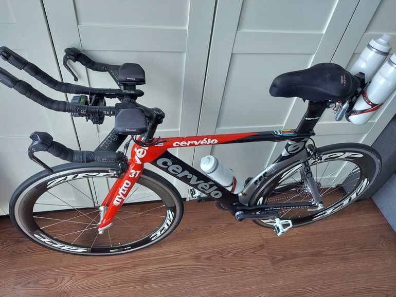 Used Cervélo Cervelo P3 Triathlon Bike 2012 Urban, Red — image 6 of 17