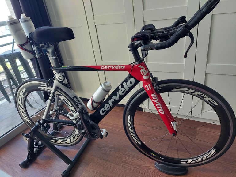 Used Cervélo Cervelo P3 Triathlon Bike 2012 Urban, Red — image 8 of 17