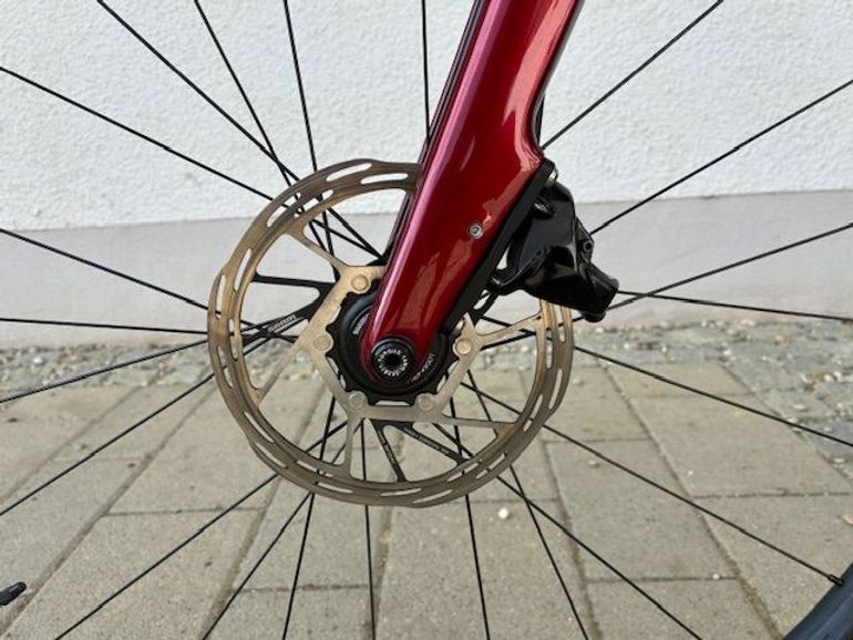 Used Trek Domane SL 6 eTap 2022 2022 Road & Gravel, Red — image 8 of 9