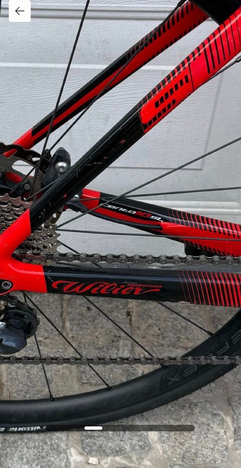 Used Wilier CENTO10 SL 2023 2023 Road & Gravel, Red — image 2 of 4