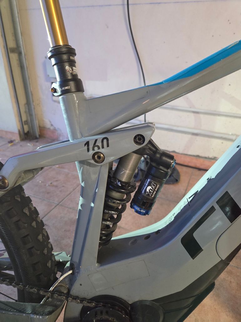 Used CUBE Stereo hybrid Shimano Deore XT 2019 Mountainbike, Orange — image 3 of 7