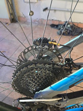 Used CUBE Stereo hybrid Shimano Deore XT 2019 Mountainbike, Orange — image 7 of 7