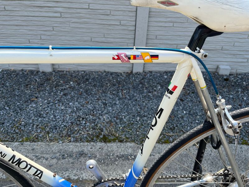 Used Gianni Motta Custom Campagnolo Athena 1988 Road & Gravel, White — image 7 of 23