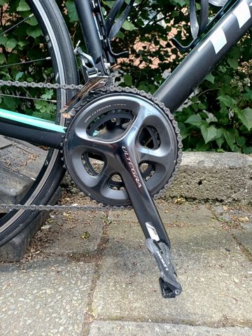 Trek Domane 5.9 Compact 2016 2016 Road & Gravel usato, Verde — immagine 7 di 10