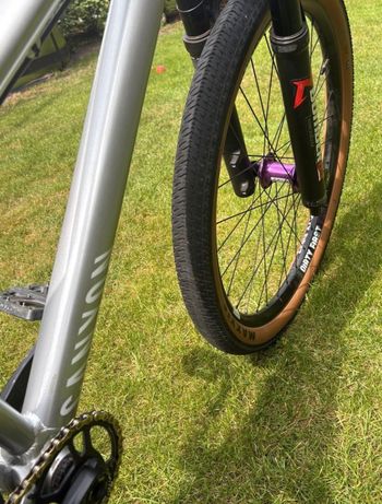 Used Canyon Stitched 360 Pro 2023 Mountainbike, Light Gray — image 3 of 6